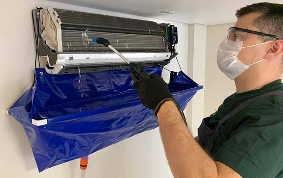 Higienização profissional de ar-condicionado — WJA Climatização